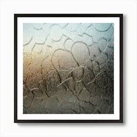 Frosty Window Art Print