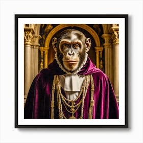 High Chancellor Simeon, Arbiter of the Primordial Court: The Royal Animal Series Art Print