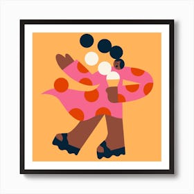 Windy Square Art Print