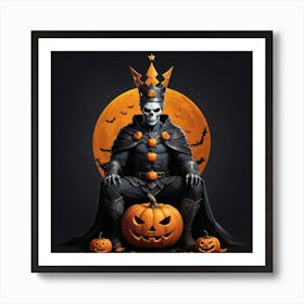 Halloween King Art Print