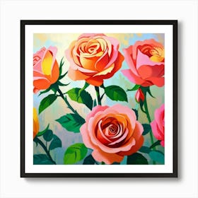 Roses 7 Art Print