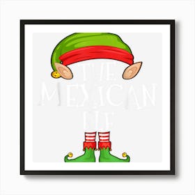 Xmas Mexican Elf Matching Shirt Art Print