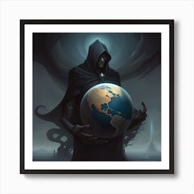 Darkness upon the deep Art Print