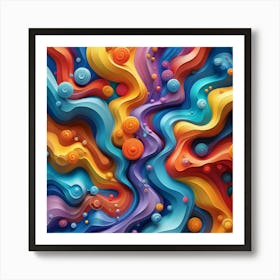 Abstract Painting 25 Art Print