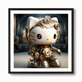 Hello Kitty Steampunk 2 Art Print