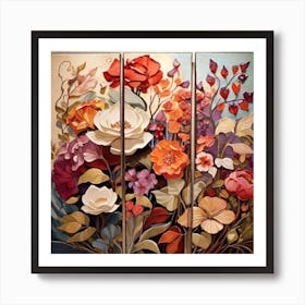 Floral Painting Art Print