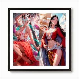 Samurai Warriors Art Print