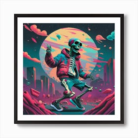 Skeleton Art Print