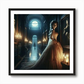 The Woman In The Hall Art Print