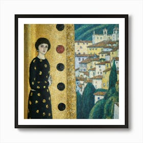 Kirche in Cassone by Gustav Klimt Art Print