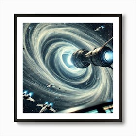 Nebula Interdictor Gravity Well Generators 1024 Art Print