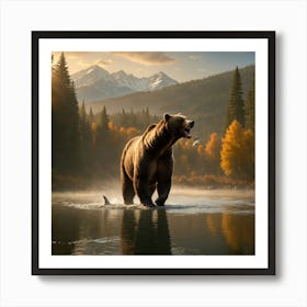 Bear Morning Art Print