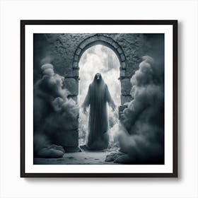 In Black And White Hyperrealistic Transparent De Art Print