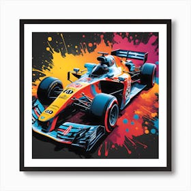 F1 Splash Art Print