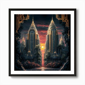 Dark City Art Print