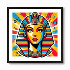 Pop Pharaoh Merikhaten Art Print