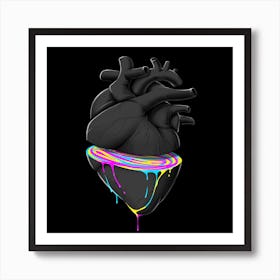 Bleeding Heart Square Art Print