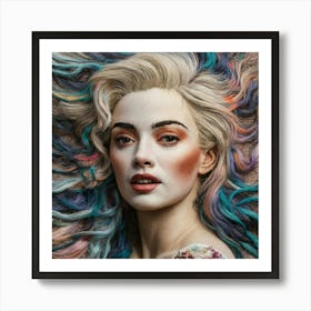 A Captivating 3d Handmade Embroidery Artwork Featu Eepswdvcrogbjaxgt0ixxw Jjocxwetq8ye8rj5wk2ciq Art Print