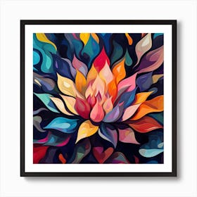 Lotus Flower 34 Art Print