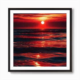 Sunset Painting, Sunset Painting, Sunset Painting, Sunset Painting 2 Art Print