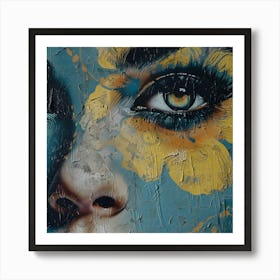 Face Of The Woman Art Print