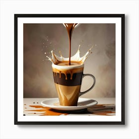 Coffee Pouring 55 Art Print