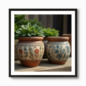 Default Create Unique Design Of Antique Pots 3 Art Print