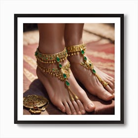 Egyptian Bare Feet Póster