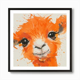 Llama Art Print