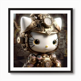 Hello Kitty Steampunk 6 Art Print