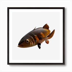 Black And Brown Fish Art Print
