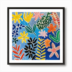 Spring Flowers Painting Matisse Style 3 Art Print