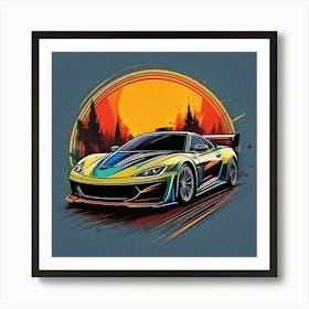 Firefly Sport Car 33612 Art Print