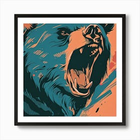 Bear Roar Art Print