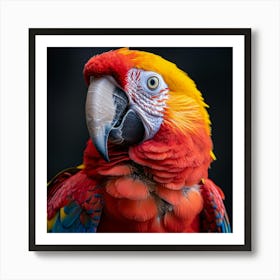 Colorful Parrot 11 Art Print