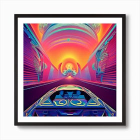 Futuristic Car 10 Art Print