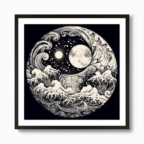 Yin And Yang 11 Art Print