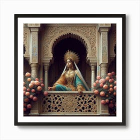 Virgin On The Balcony94 Art Print