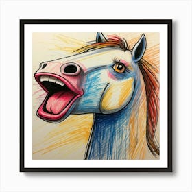 Horse'S Mouth Art Print