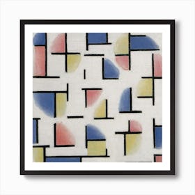 Variation On Composition XIII, Theo Van Doesburg Art Print