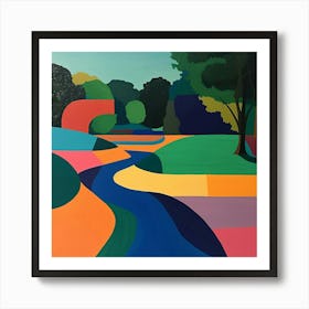 Abstract Park Collection Crystal Palace Park London 4 Art Print