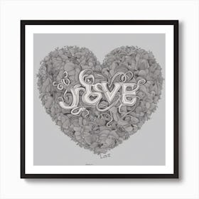 Love in frame 2 Art Print