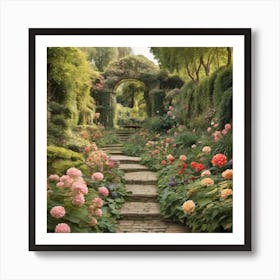 Garden Path Art Print