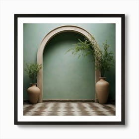 Arches Stock Videos & Royalty-Free Footage 5 Art Print