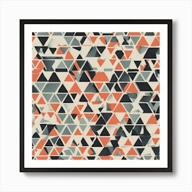 Abstract Triangles 18 Art Print