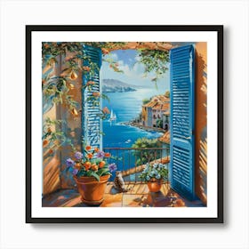 Window To The Sea Art Print