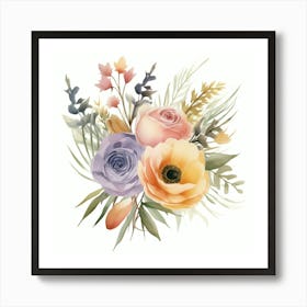 Bouquet Of Flowers 6 Art Print