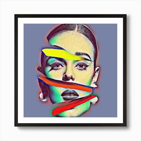 Face Of A Woman Art Print