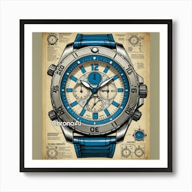 Vintage Watch Art Print