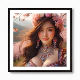 Asian Beauty 1 Art Print